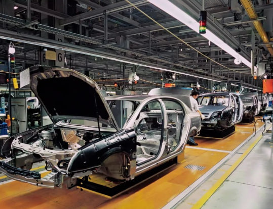 Linea industriale meccanica